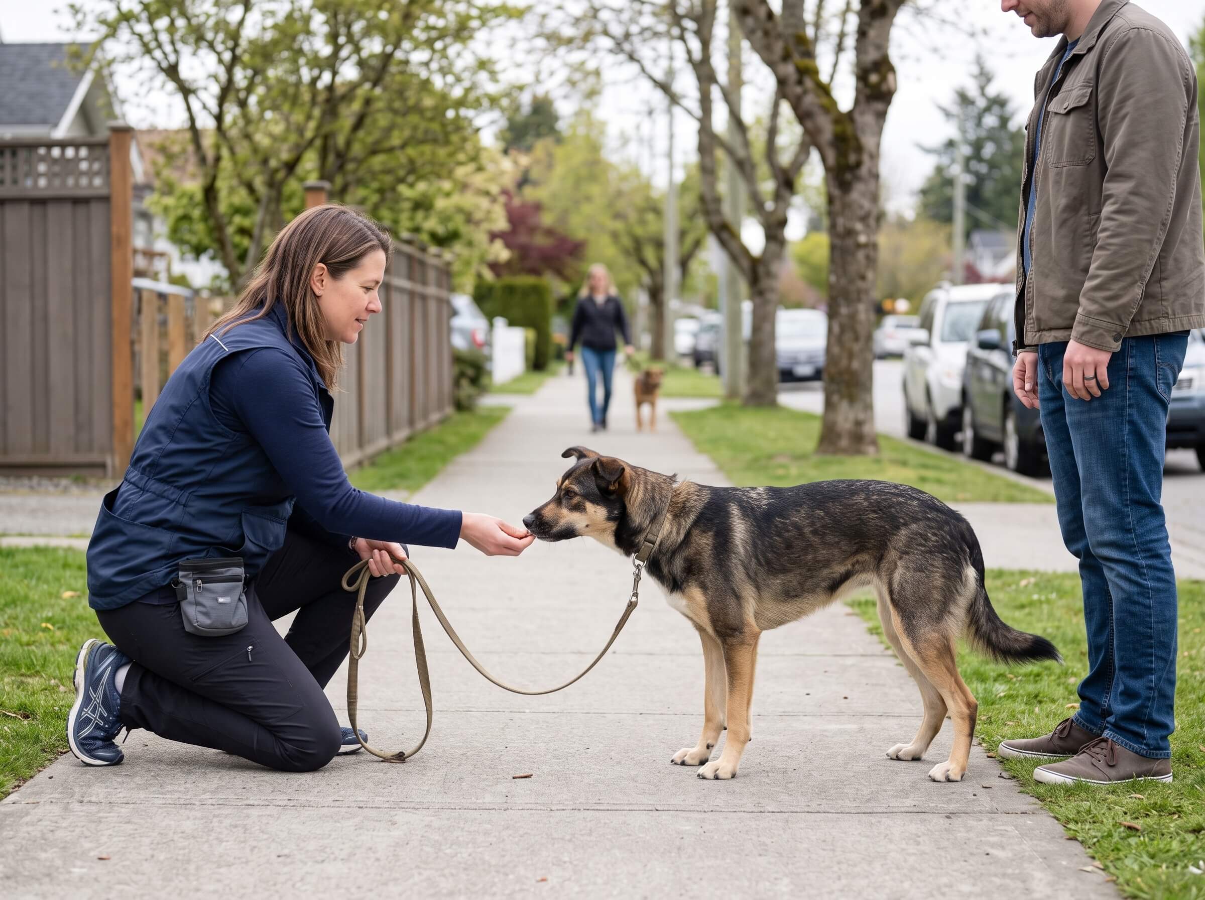 Fear and reactivity behavior training
