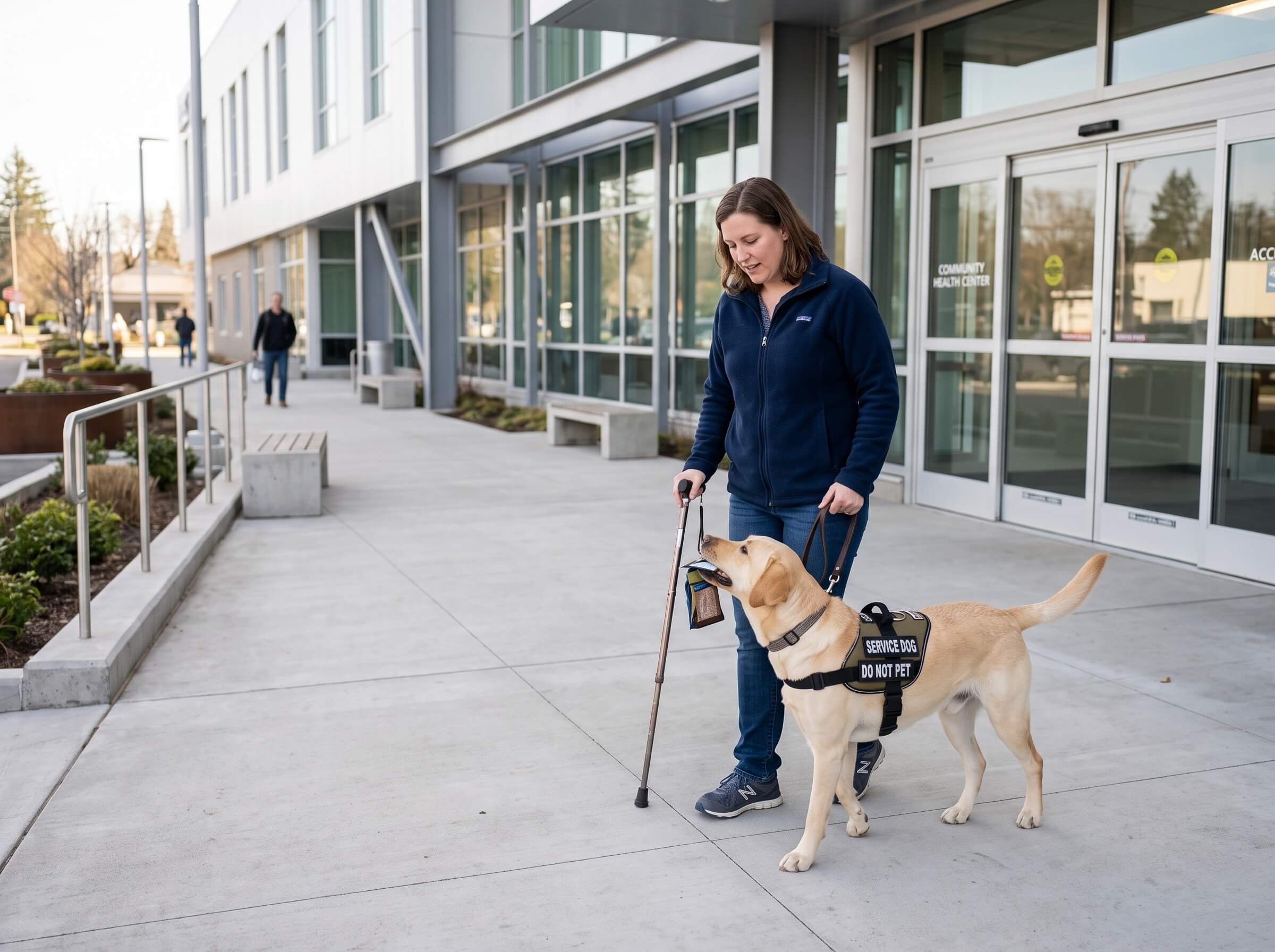 Service dog training