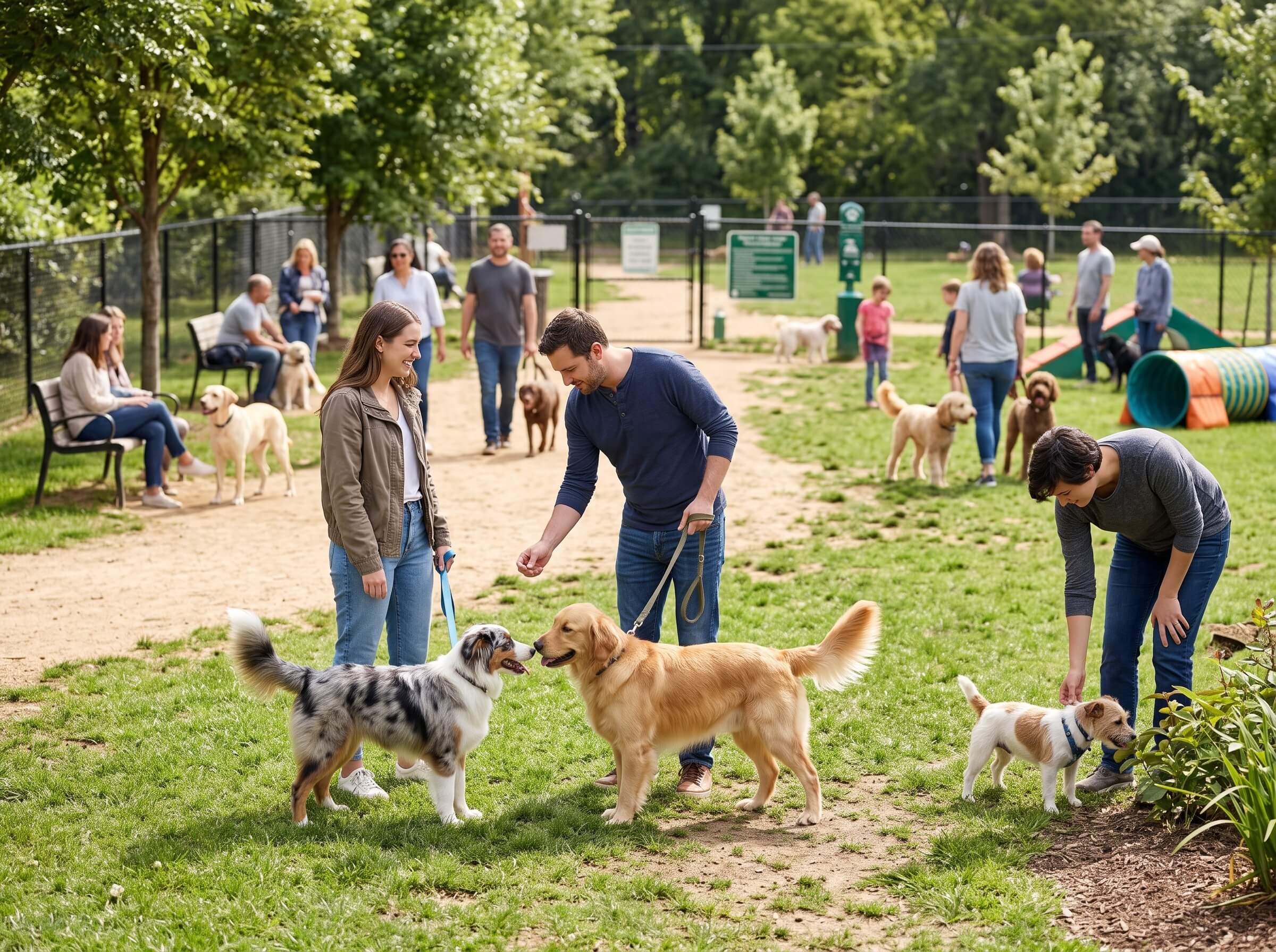 Dog socialization training