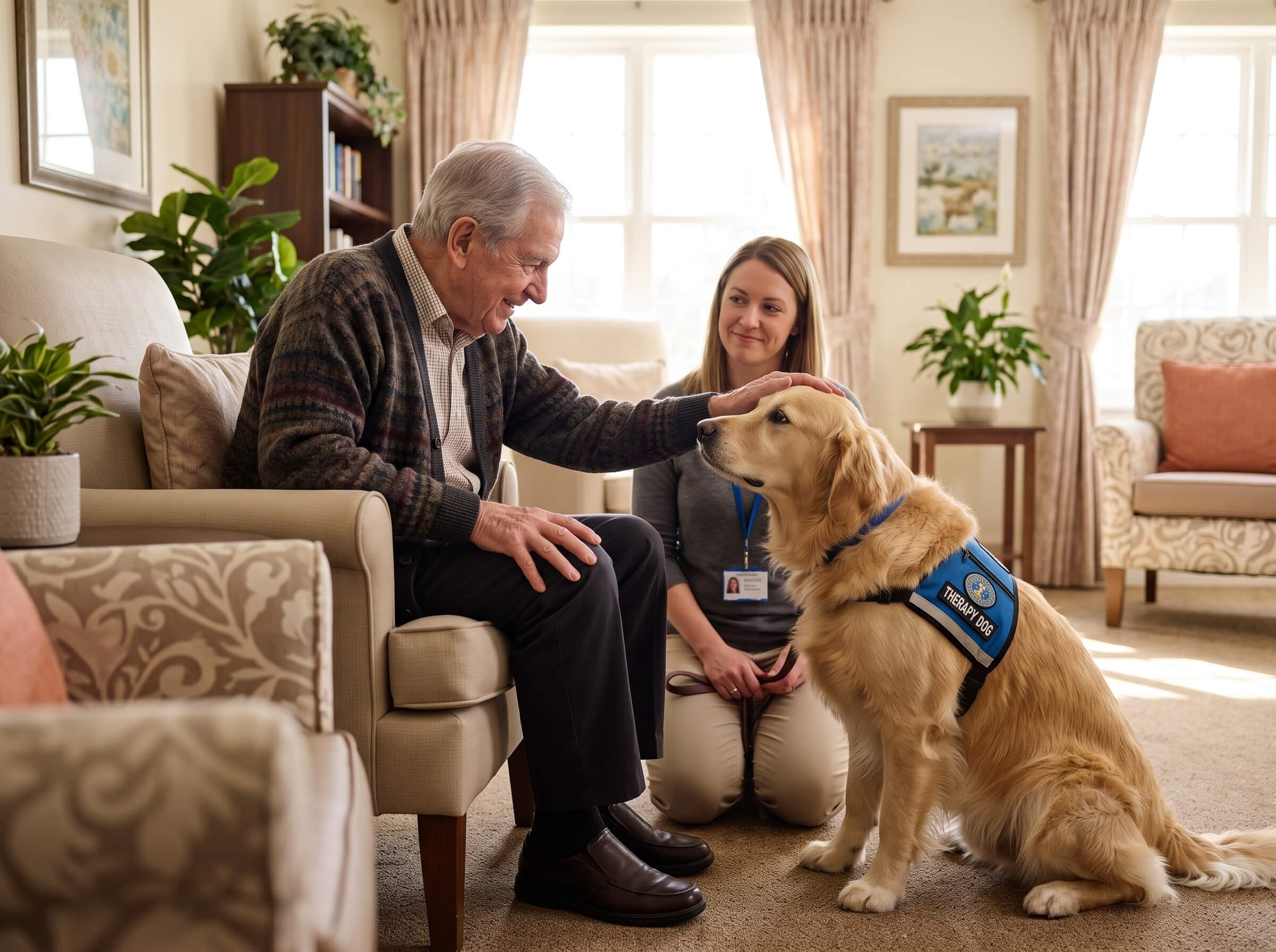 Therapy dog training